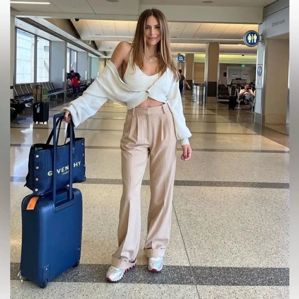 Favorite Daughter the favorite pant beige size 8 NEW